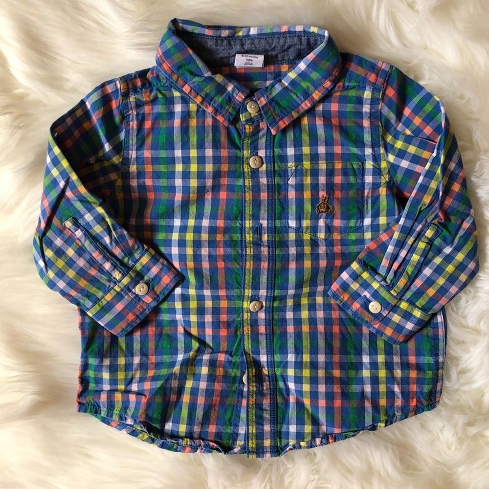 Size 6/12 Baby GAP Button Down Shirt